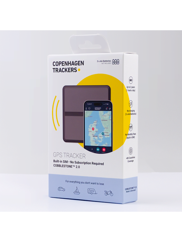 Copenhagen Trackers Cobblestone 2.0 - Subscription-free GPS Tracker