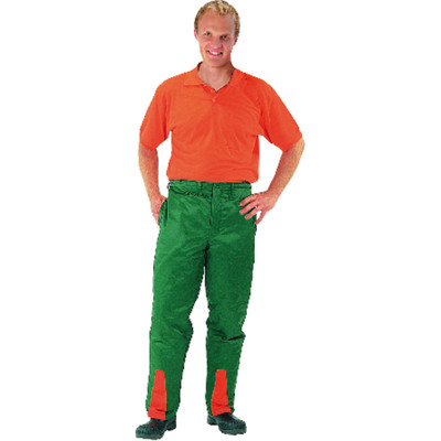 Forstschutz-Bundhose Forest Jack, grün/warnorange, Größe 50