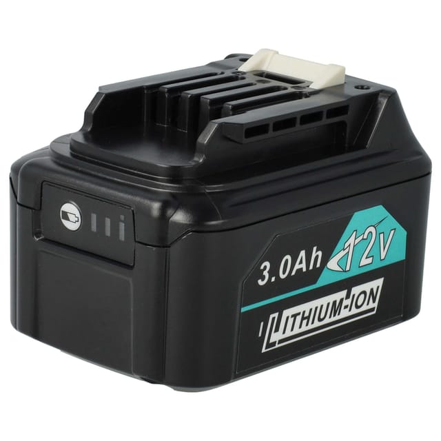 Vhbw - Akku kompatibel mit Makita UR100DZ Elektrowerkzeug (3000 mAh, Li-Ion, 12 v, 3 Zellen)