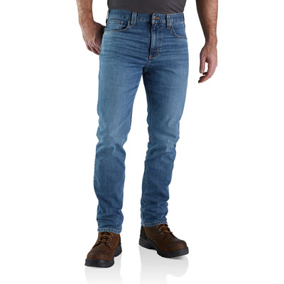 Herren Jeanshose RUGGED FLEX STRAIGHT TAPERED JEAN, houghton, Größe W34/L34