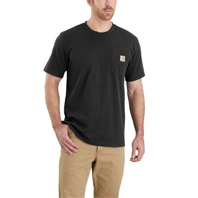 Herren T-Shirt K87 POCKET S/S T-SHIRT, schwarz, Größe L