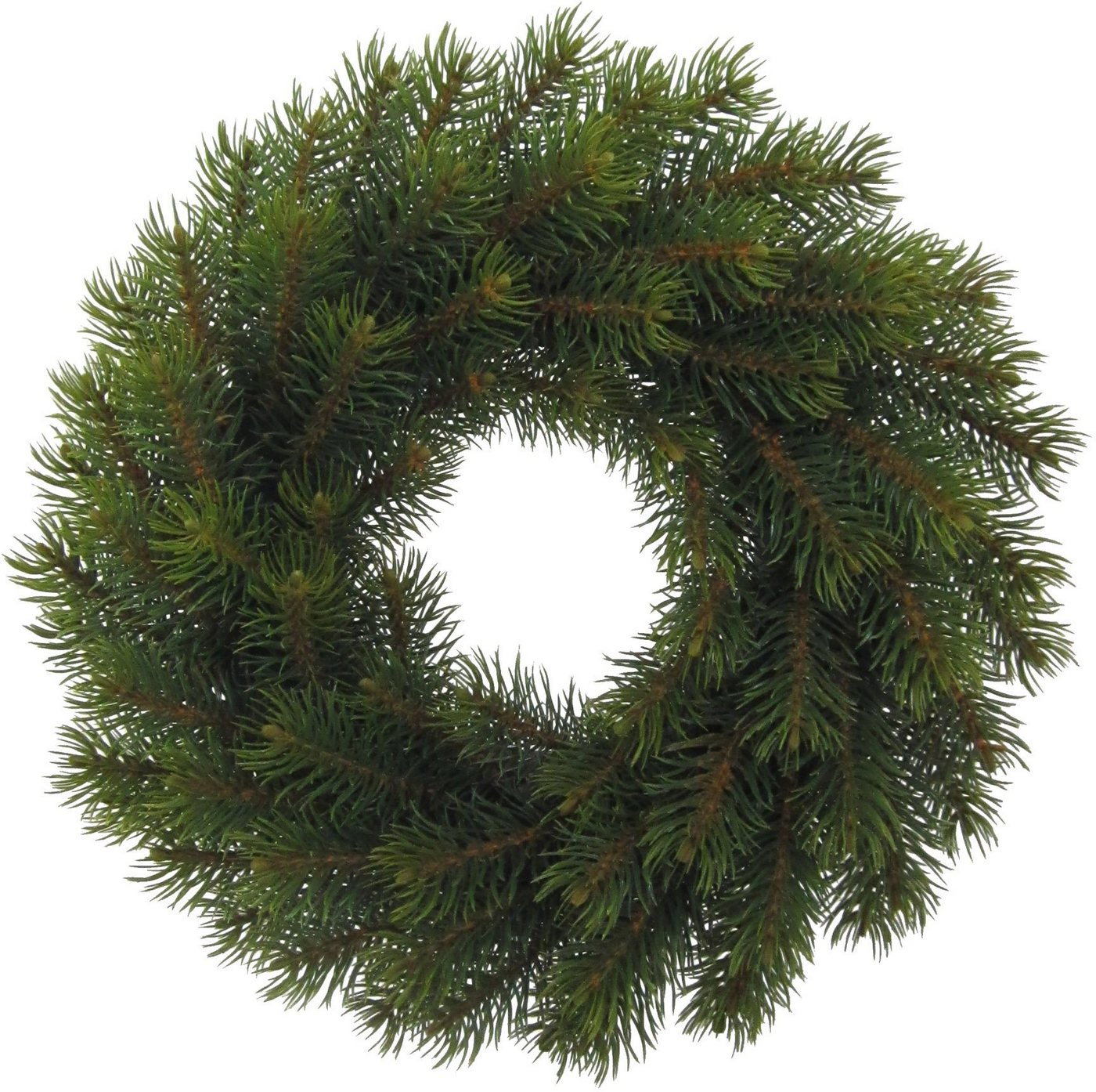 Winterliche Kunstpflanze Weihnachtsdeko Tanne, OTTO home, Kranz, Ø 25 cm, 2er-Set