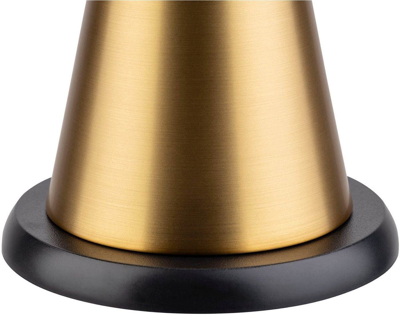 APS LED Tischleuchte Akku-Tischleuchte "CONE", Höhe 18 cm, USB-Ladefunktion, LED fest integriert, warmweiß - kaltweiß, inkl. Ladestation, USB-Ladekabel und Fernbedienung Bild 3