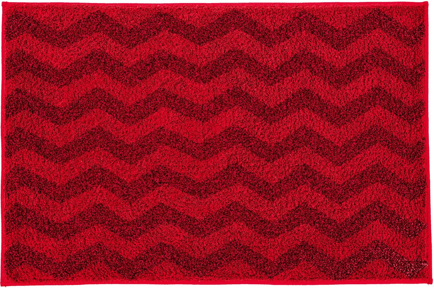Kleine Wolke Badematte »Zack«, Badvorleger, Badezimmer Teppich, Höhe 20 mm, rutschhemmend beschichtet, fußbodenheizungsgeeignet, Polyacryl, rechteckig, Badteppich, modernes Zickzack Design, Ton in Ton Bild 5