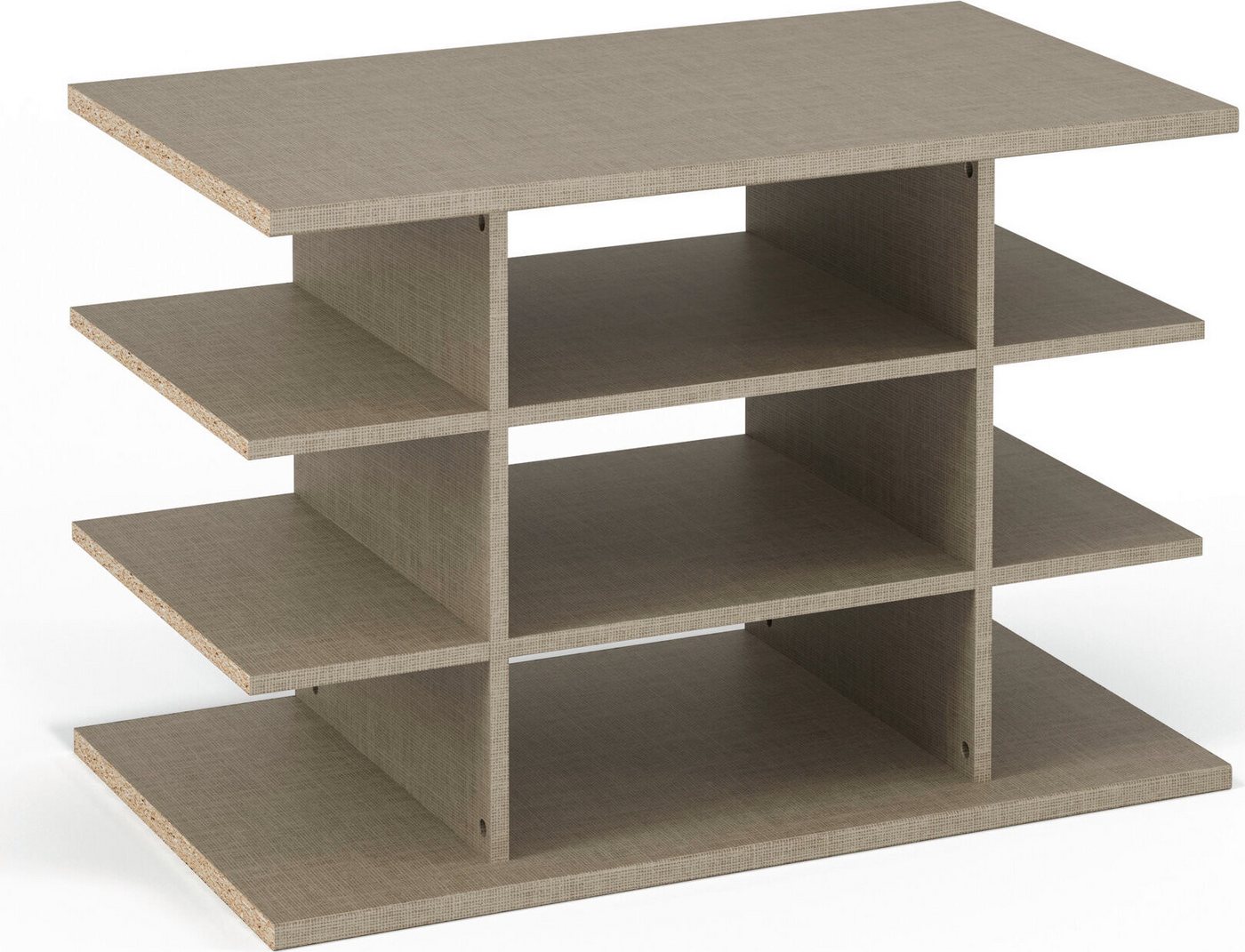 rauch Regaleinsatz Zubehör für Rauch-Schränke Garderobe Kleiderschrank Schrank (Breite 88 cm, Tiefe 50 cm), praktische Schrankeinteilung mit 9 Fächern MADE IN GERMANY