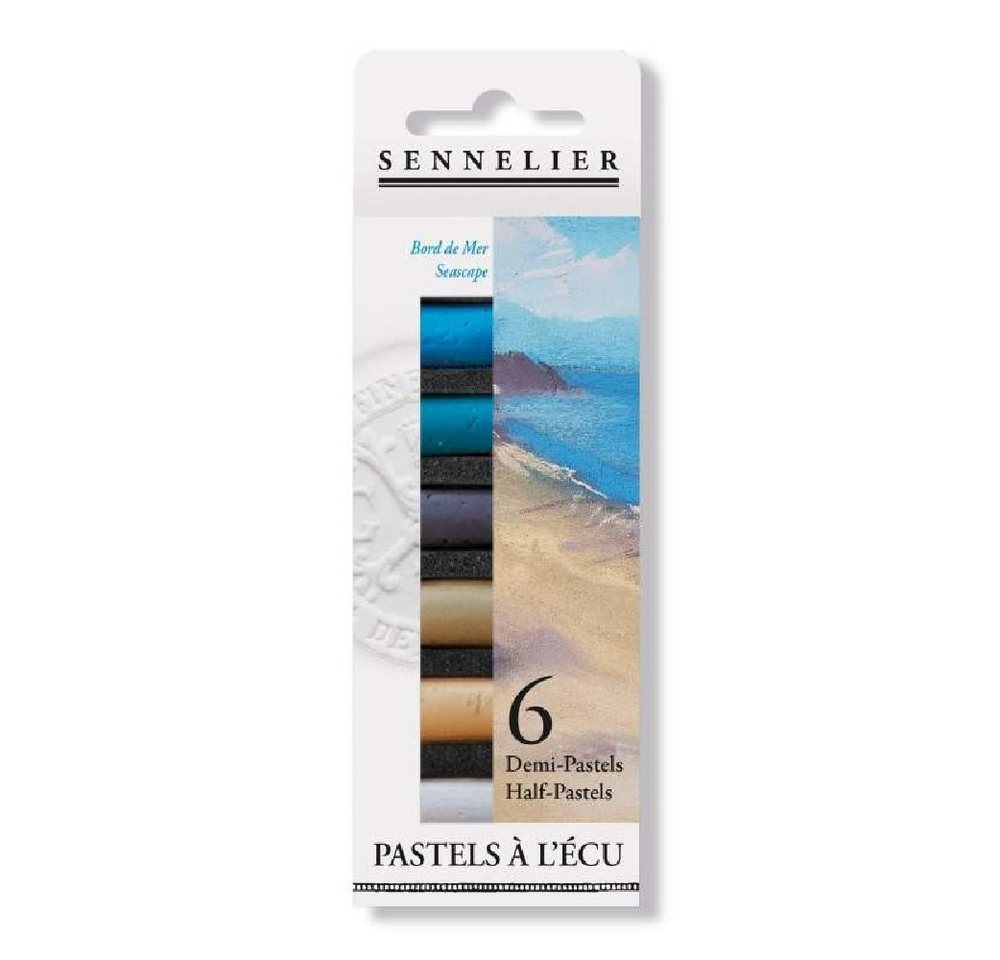 SENNELIER Pastellkreide 6 Soft Pastelle Seascape