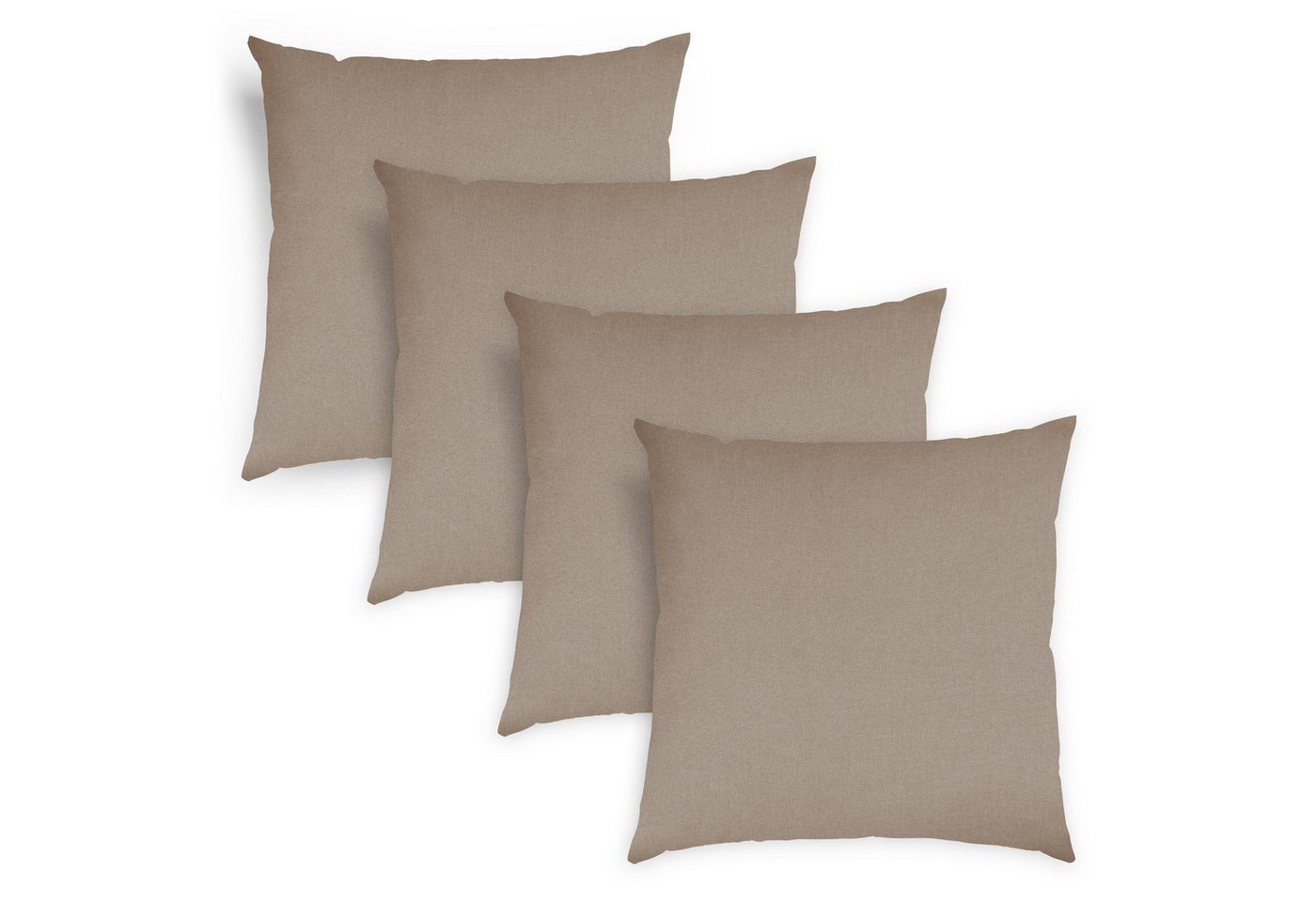 sleepling Sofakissen Zierkissen, (4 St., 4er Set), gemütliches Dekokissen aus robustem Polsterstoff, 40 x 40 cm Bild 4