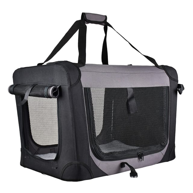 Trendline - Transportbox schwarz-grau Transportboxen & -taschen