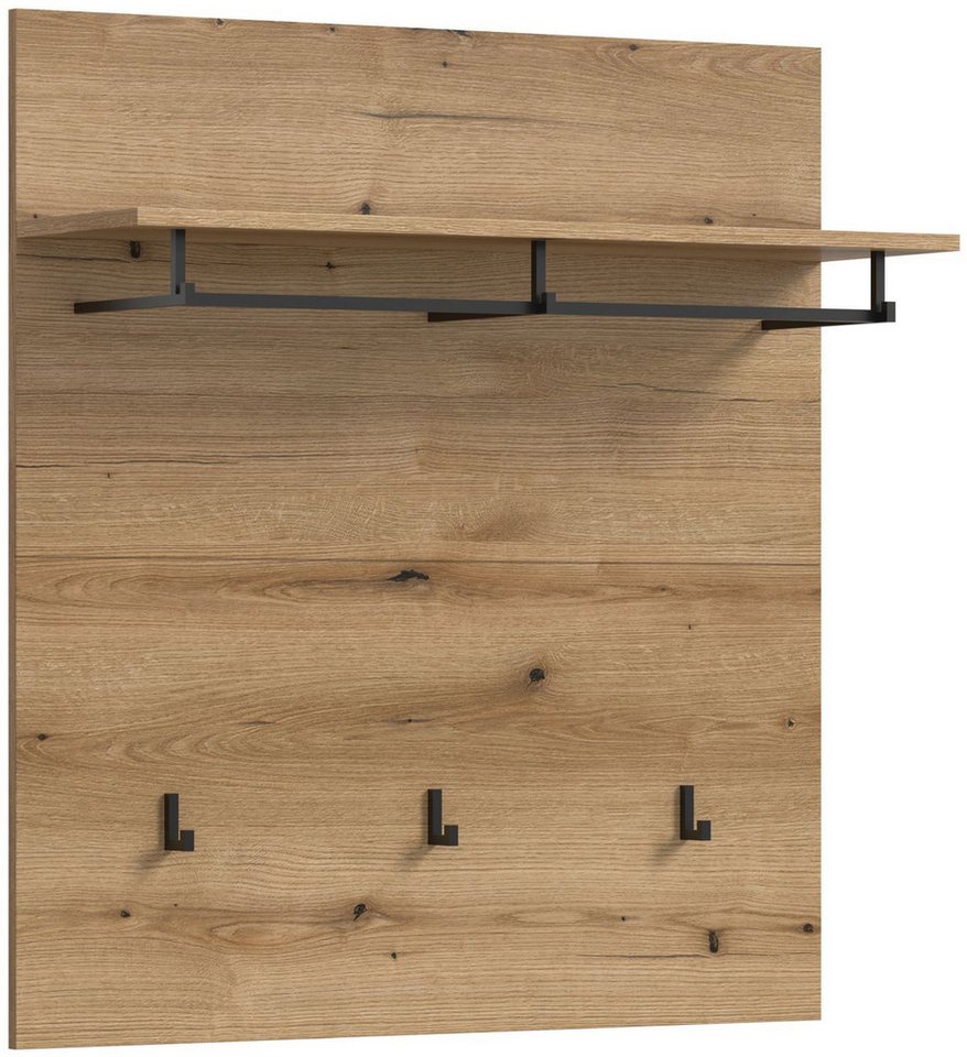 xonox.home Garderobenpaneel Paneel Scout, Evoke Oak Nachbildung Melamin Modern 90x98x27 cm Bild 2