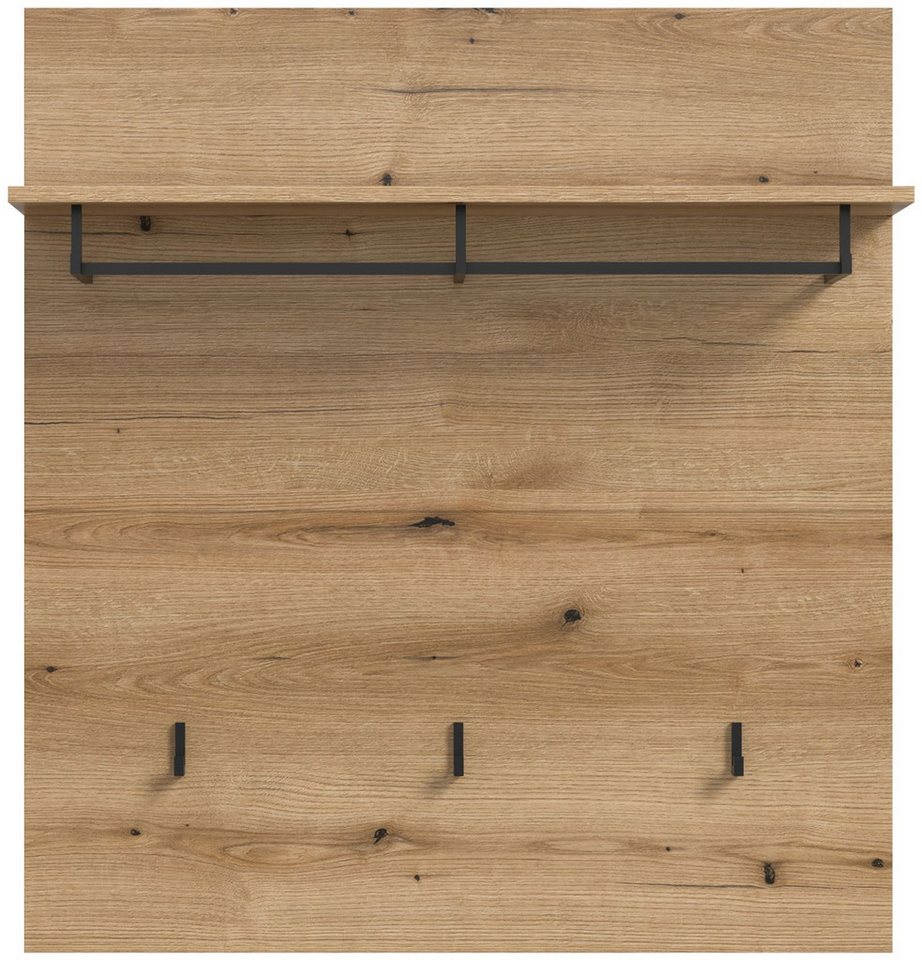 xonox.home Garderobenpaneel Paneel Scout, Evoke Oak Nachbildung Melamin Modern 90x98x27 cm Bild 4
