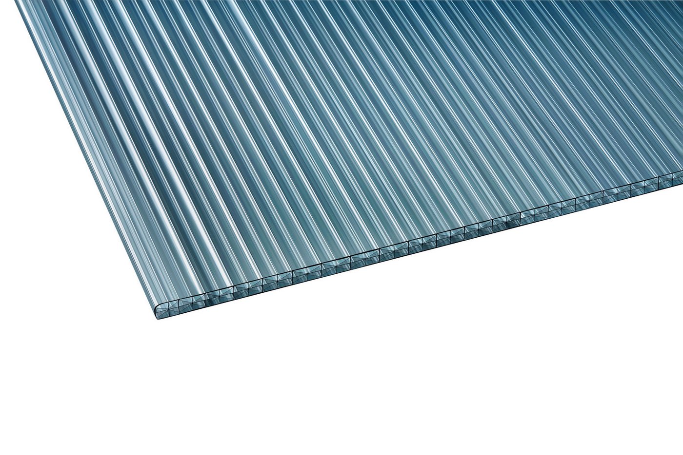Terrasse2000 Doppelstegplatte Stegplatte X16 MAX16mm 98x600cm in Graphit, Graphit