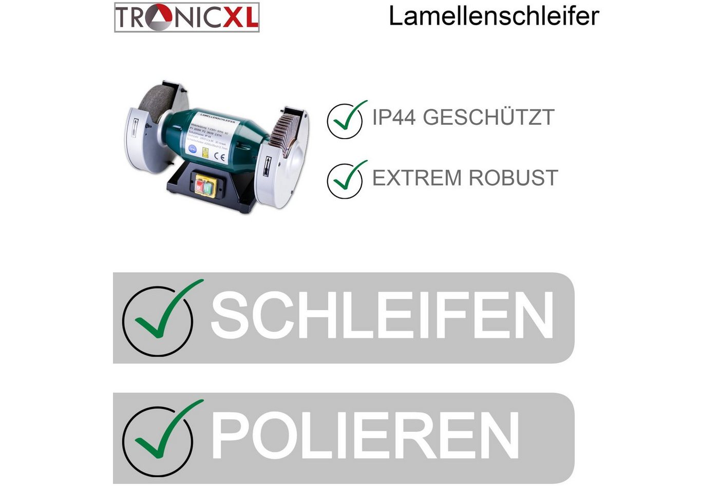 TronicXL Multischleifer Lamellenschleifer Schleifgerät Messerschleifer Lamellenschleifgerät