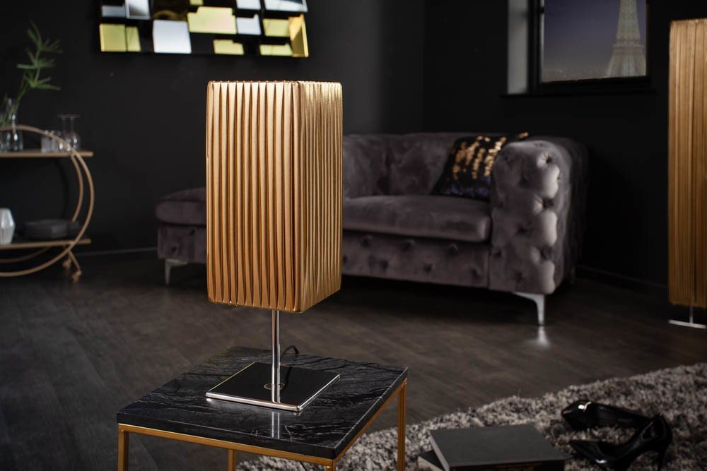 riess-ambiente Tischleuchte PARIS 43cm gold, ohne Leuchtmittel, Modern Design Bild 4