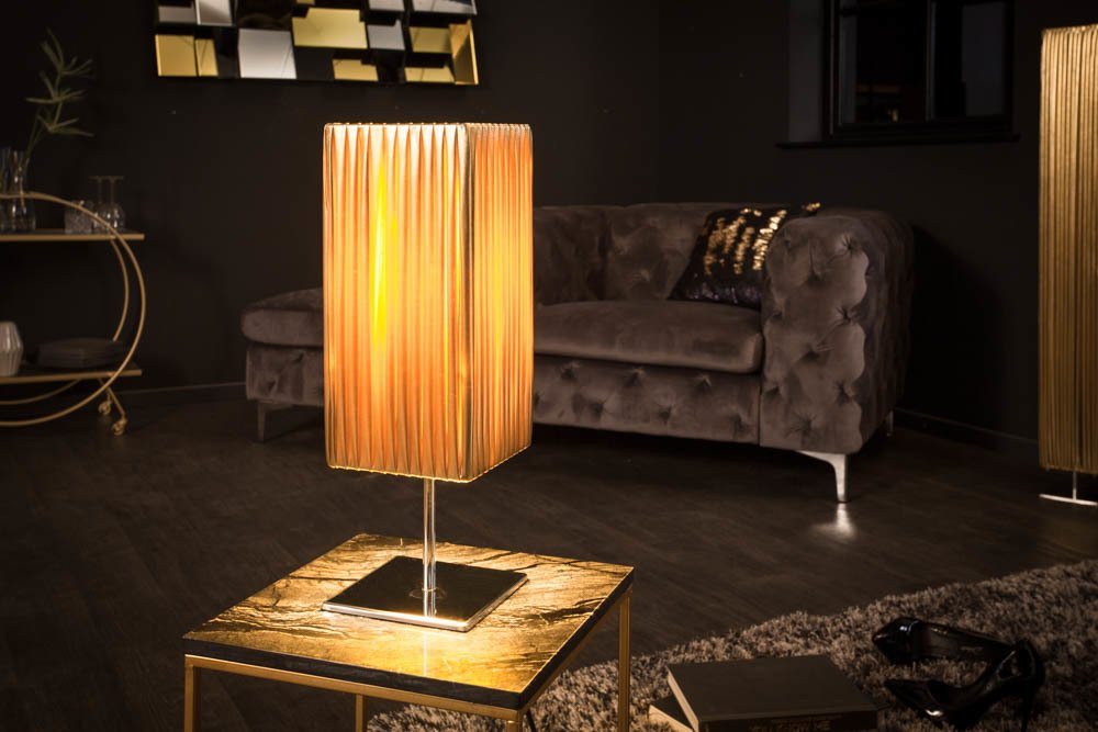 riess-ambiente Tischleuchte PARIS 43cm gold, ohne Leuchtmittel, Modern Design Bild 5