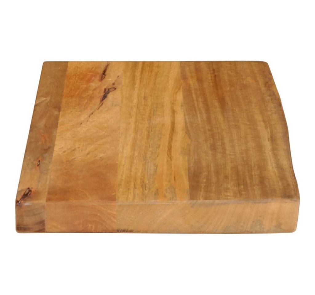 furnicato Tischplatte mit Baumkante 40x20x3,8 cm Massivholz (1 St), Rustikale Ersatzplatte aus Vollholz in Eichen-Optik für den Wohnraum Bild 2