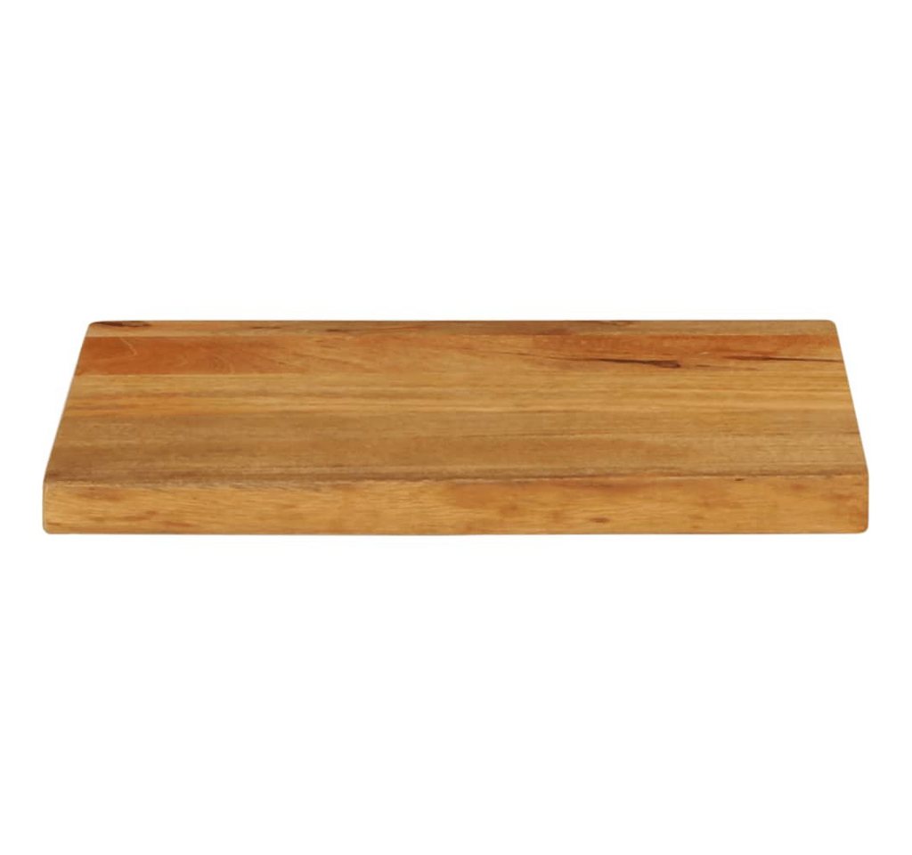 furnicato Tischplatte mit Baumkante 40x20x3,8 cm Massivholz (1 St), Rustikale Ersatzplatte aus Vollholz in Eichen-Optik für den Wohnraum Bild 5