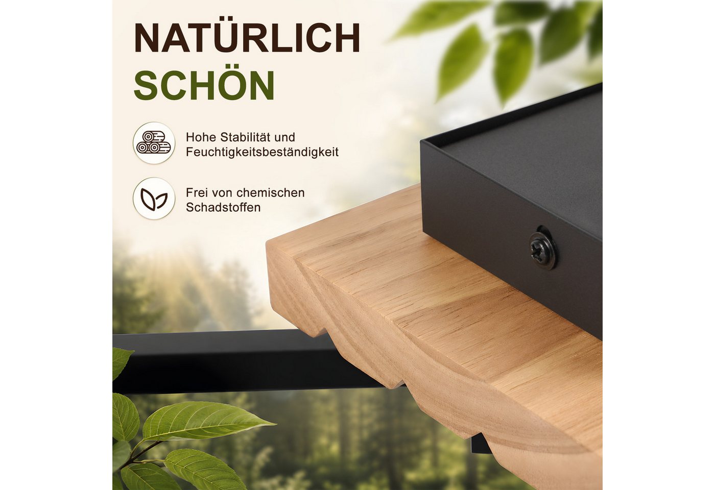 Nettlife LED Pendelleuchte Esstisch Holz moderne Hängelampe Esszimmerleuchte dimmbar, für Wohnzimmer Küche Nachttischleuchte rustikal-skandinavischer Stil Bild 5