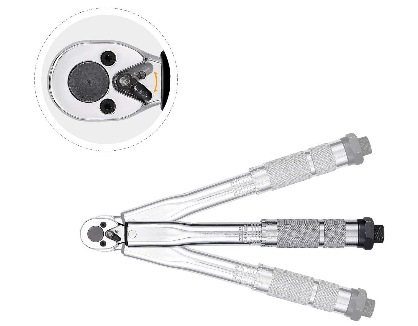 StahlKaiser Drehmomentschlüssel Automatischer Drehmomentschlüssel 1/4 Zoll 2-24Nm Bild 2