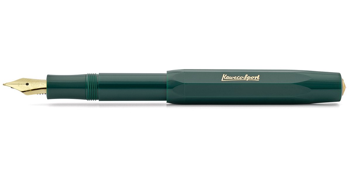 Kaweco Füllfederhalter Kaweco CLASSIC Sport Füllhalter Grün, Extra Fein vergoldet Bild 2