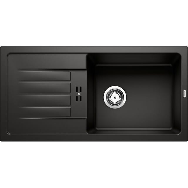 Favum xl 6 - Silgranitspüle, 86x44 cm, Schwarz 526082 - Blanco
