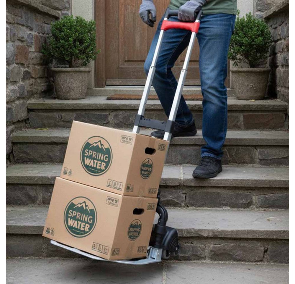 CAPTELEC Treppensackkarre Faltbarer Treppensteiger-Trolley, Klapp- und faltbar Bild 5