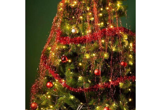 Salcar LED-Lichterkette 2m-100m LED Lichterkette Weihnachtsbaum 20-1660er LED Weihnachtsdeko, 2m 20 LED, Dauerlicht und Blinkmodus, USB
