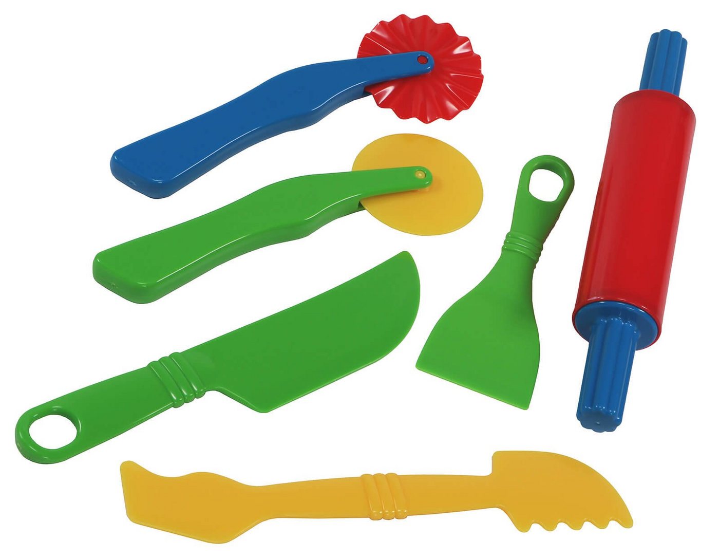 peveha24 Knete Play-Doh 8er Pack Knete mit GOWI Knetwerkzeug 6tlg. im Set
