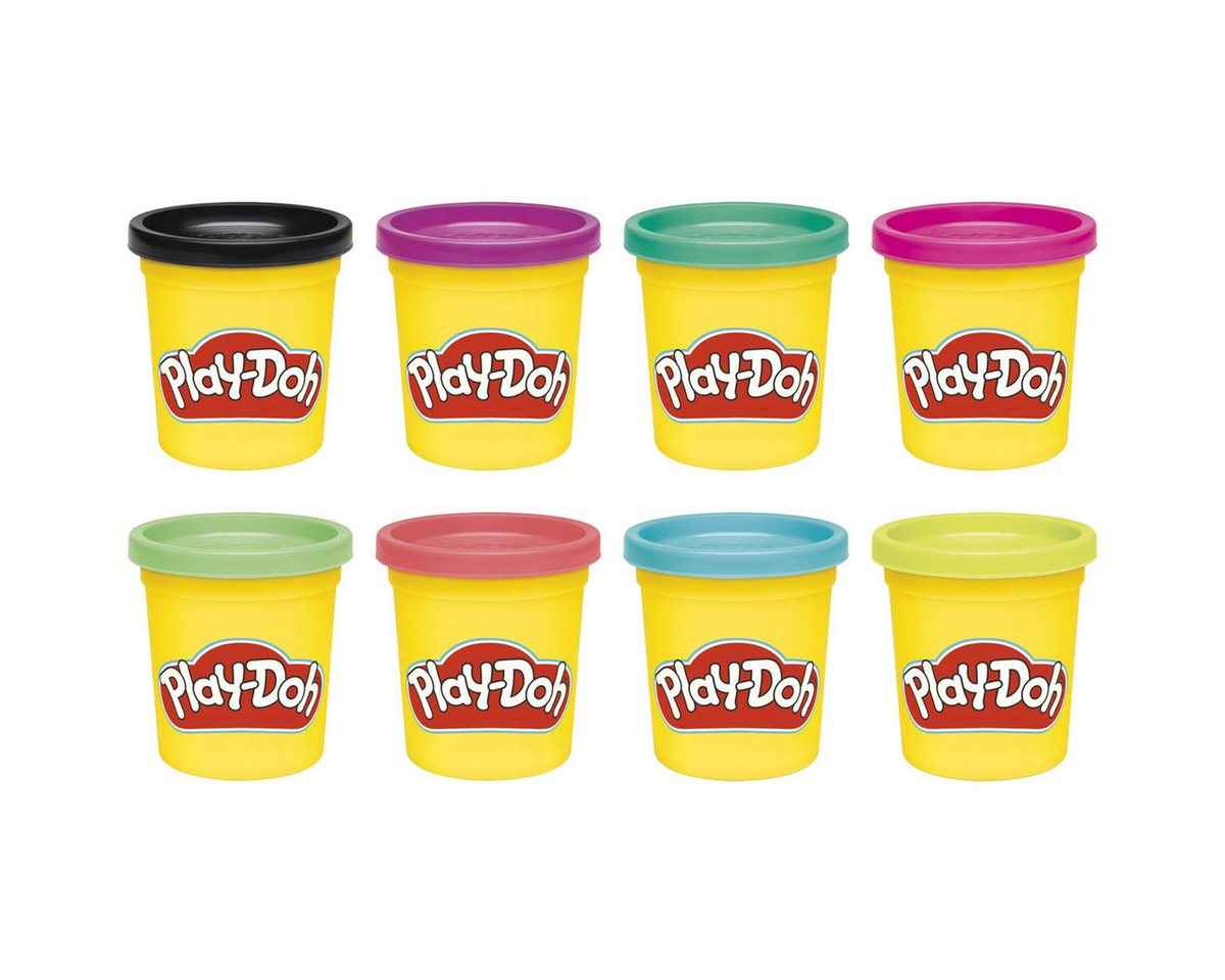 peveha24 Knete Play-Doh 8er Pack Knete mit GOWI Knetwerkzeug 6tlg. im Set Bild 4
