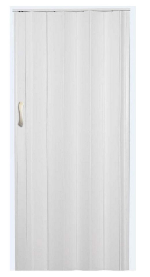 Vivaldi Falttür Schiebetür Tür Farbe weiß H. 203 cm Türbreite bis 147 cm pi011 Neu (1 Set, 1-St., teils vormontiert), teils vormontiert Bild 2