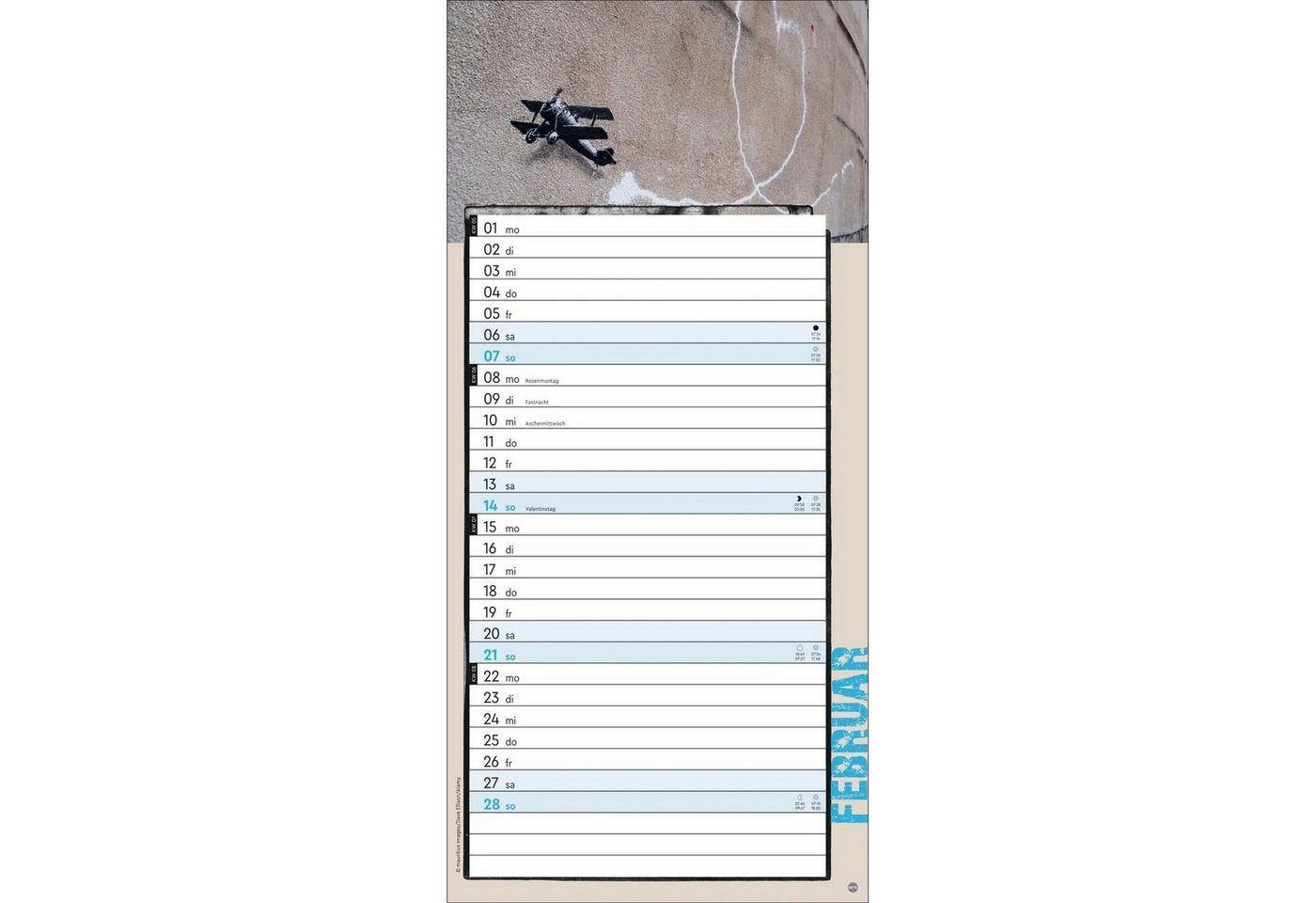 HEYE Wandkalender Banksy Planer 2027 Bild 3