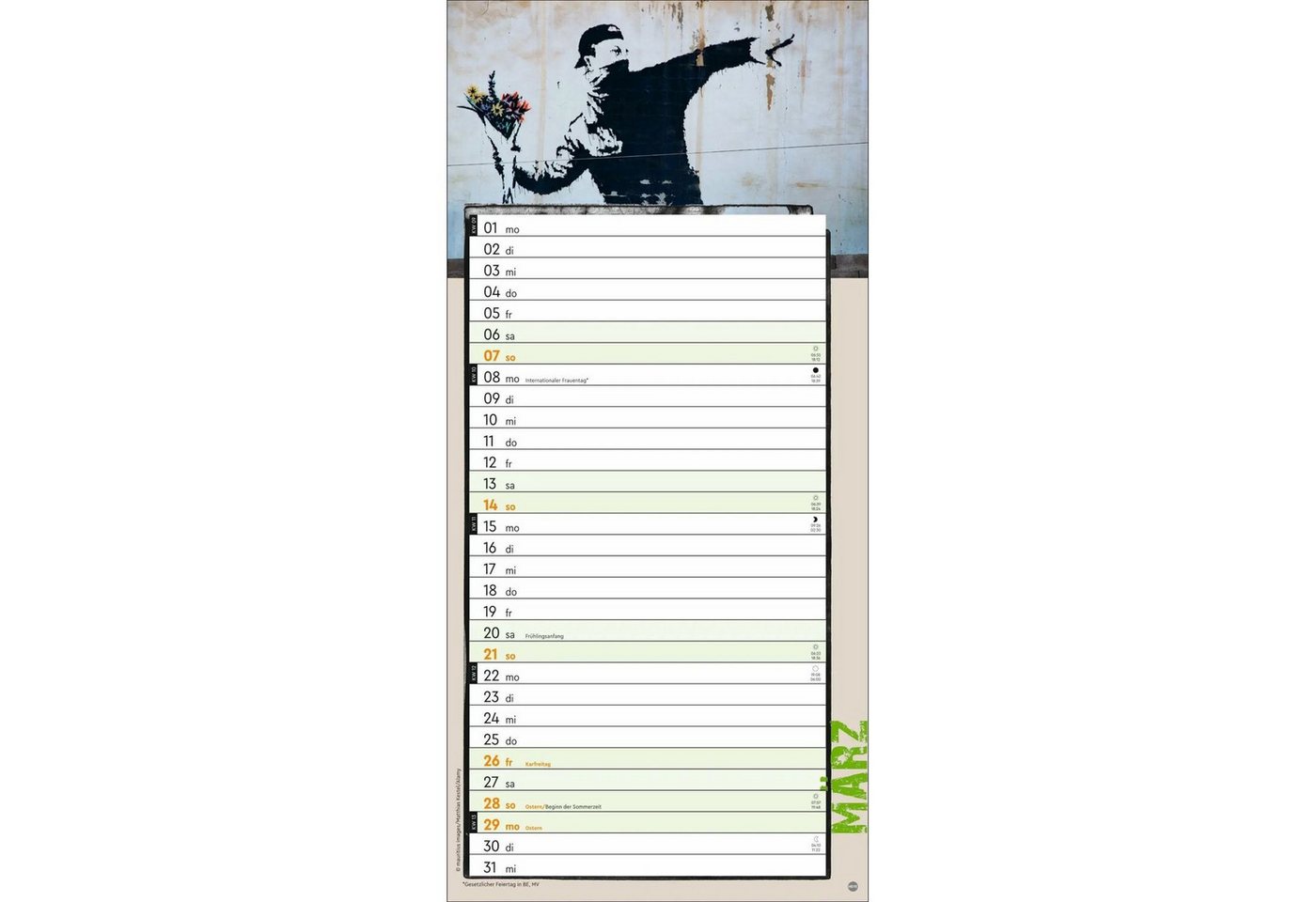 HEYE Wandkalender Banksy Planer 2027 Bild 5