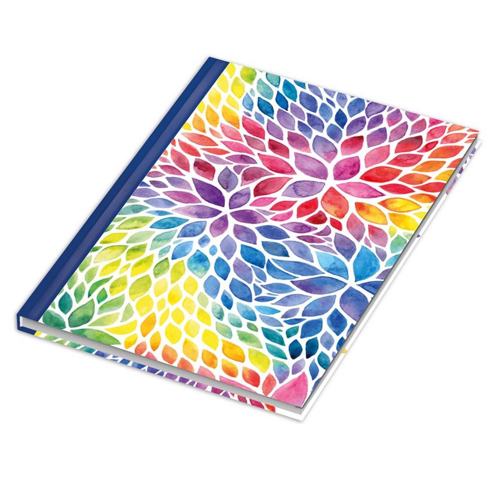 RNK Verlag Notizbuch Aquarell DIN A4 Hardcover blanko 96 Blatt, Skizzenbuch, Zeichenbuch, Kreativbuch, Ideenbuch, Unbedruckt Bild 3