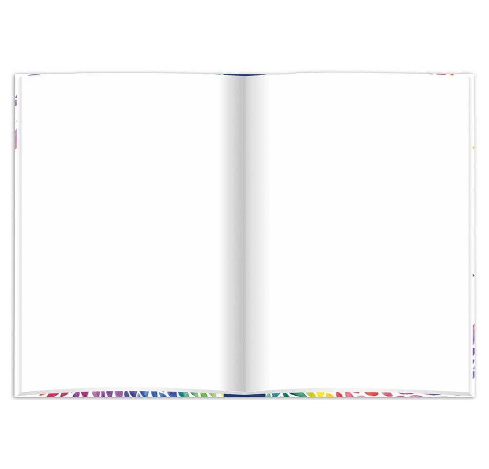RNK Verlag Notizbuch Aquarell DIN A4 Hardcover blanko 96 Blatt, Skizzenbuch, Zeichenbuch, Kreativbuch, Ideenbuch, Unbedruckt Bild 4