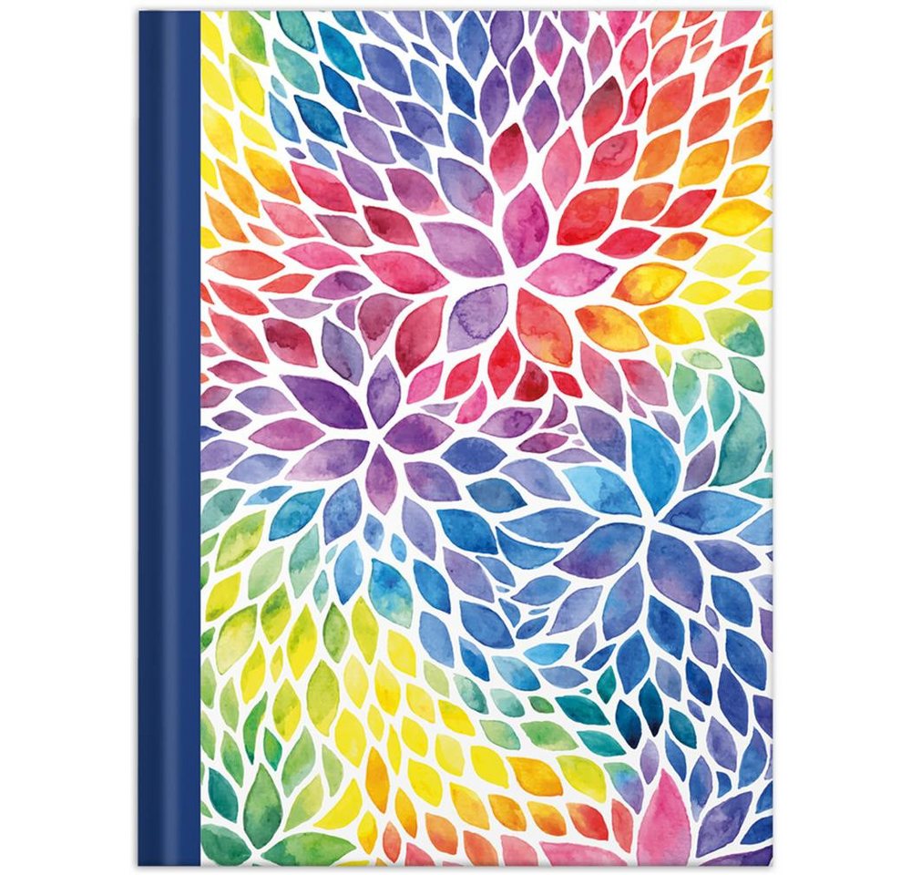 RNK Verlag Notizbuch Aquarell DIN A4 Hardcover blanko 96 Blatt, Skizzenbuch, Zeichenbuch, Kreativbuch, Ideenbuch, Unbedruckt Bild 5
