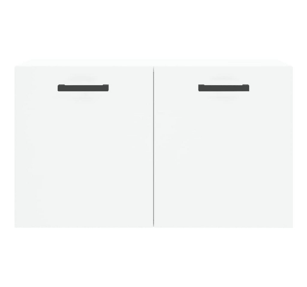 furnicato Wandhängeschrank Weißer Wandschrank aus Holzwerkstoff 60 x 36,5 x 35 cm, 1-tlg., Feuchtigkeitsbeständiger Hängeschrank mit viel Stauraum für das Heim Bild 4
