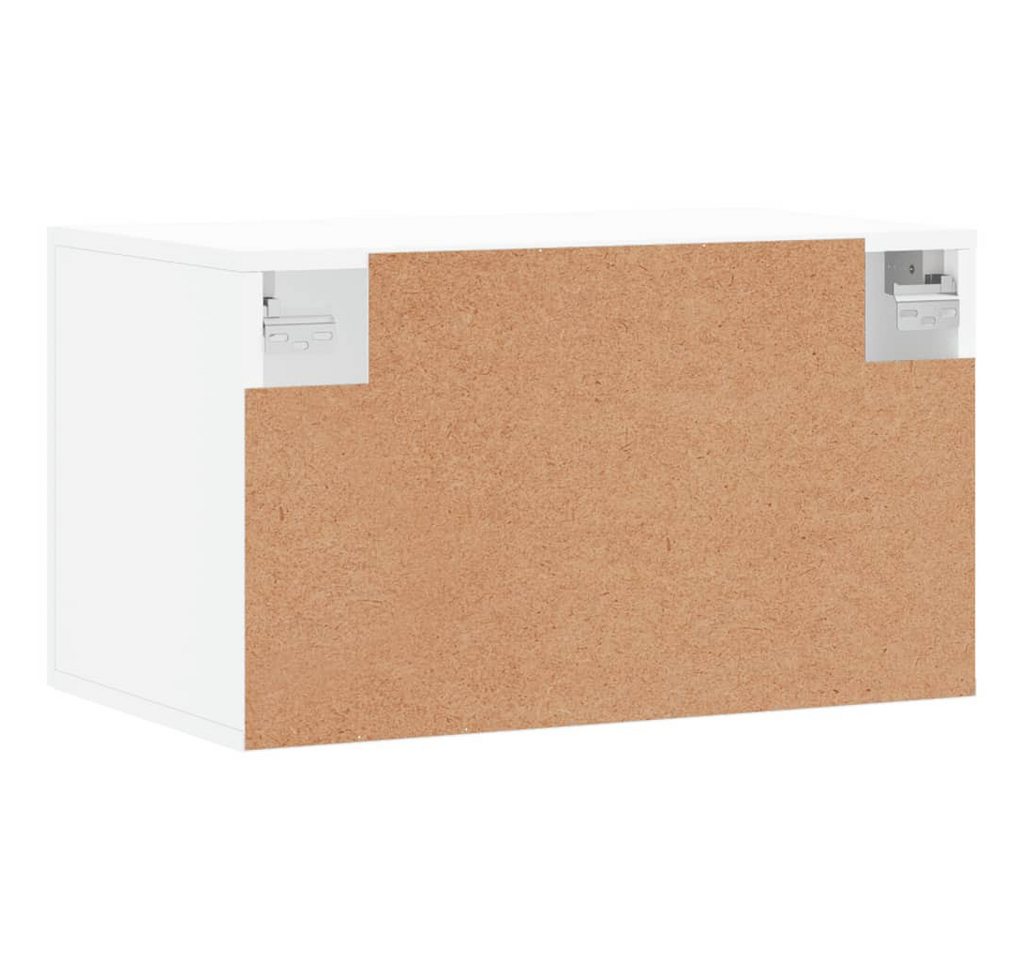 furnicato Wandhängeschrank Weißer Wandschrank aus Holzwerkstoff 60 x 36,5 x 35 cm, 1-tlg., Feuchtigkeitsbeständiger Hängeschrank mit viel Stauraum für das Heim Bild 5