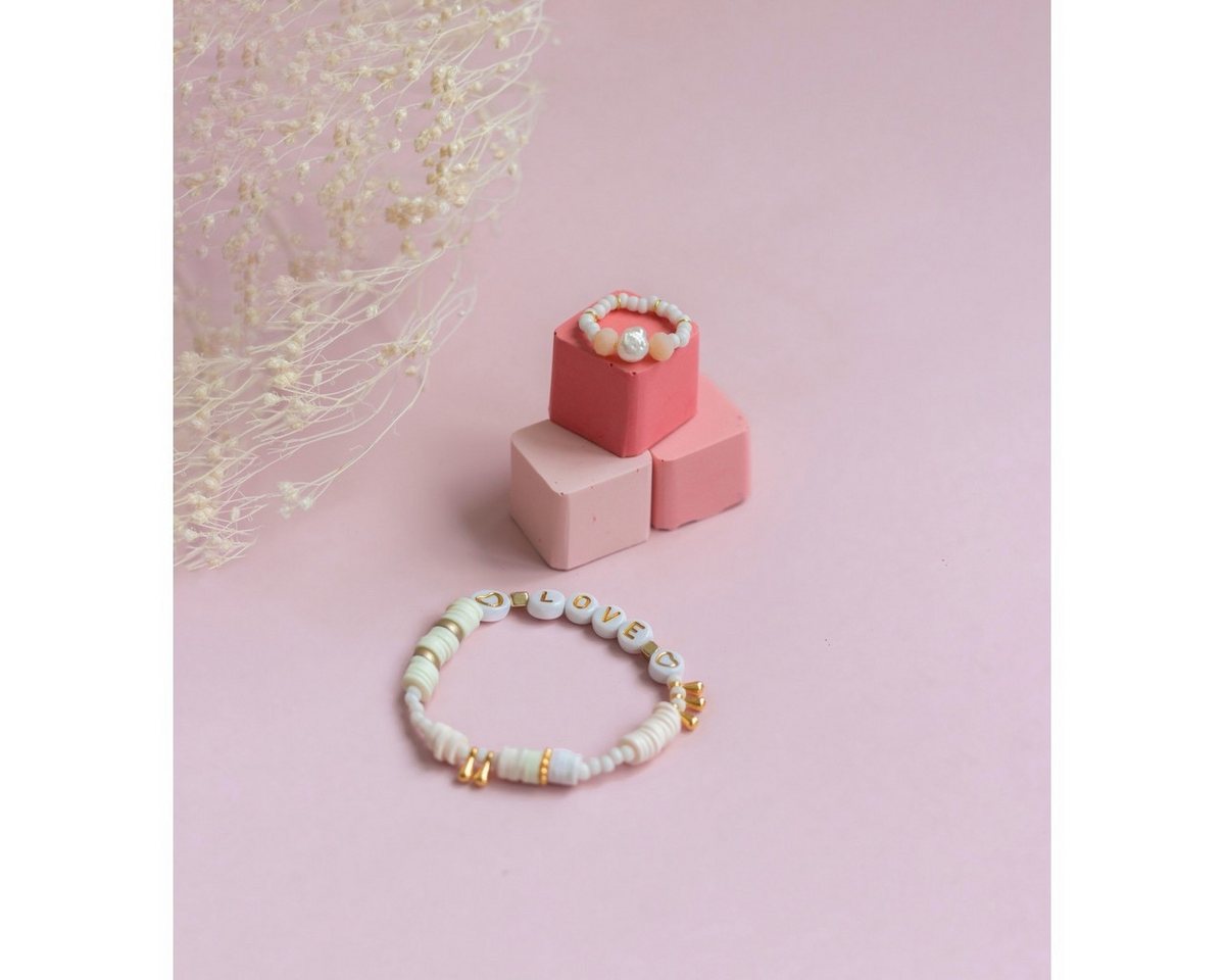 La Petite Epicerie Kreativset DIY Perlenarmband Bastelset für 6 Armbänder mit Zubehör Bild 4