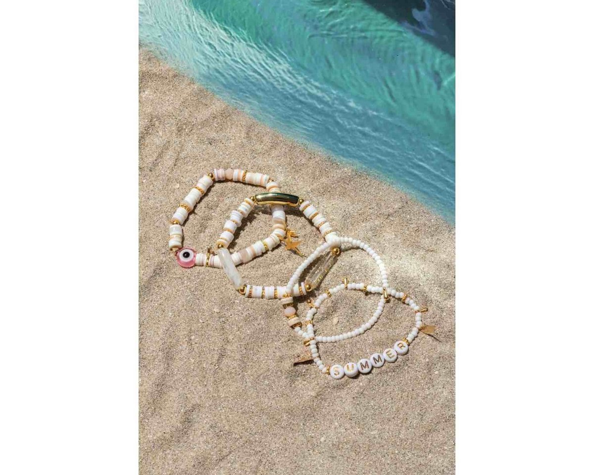 La Petite Epicerie Kreativset DIY Perlenarmband Bastelset für 6 Armbänder mit Zubehör Bild 5
