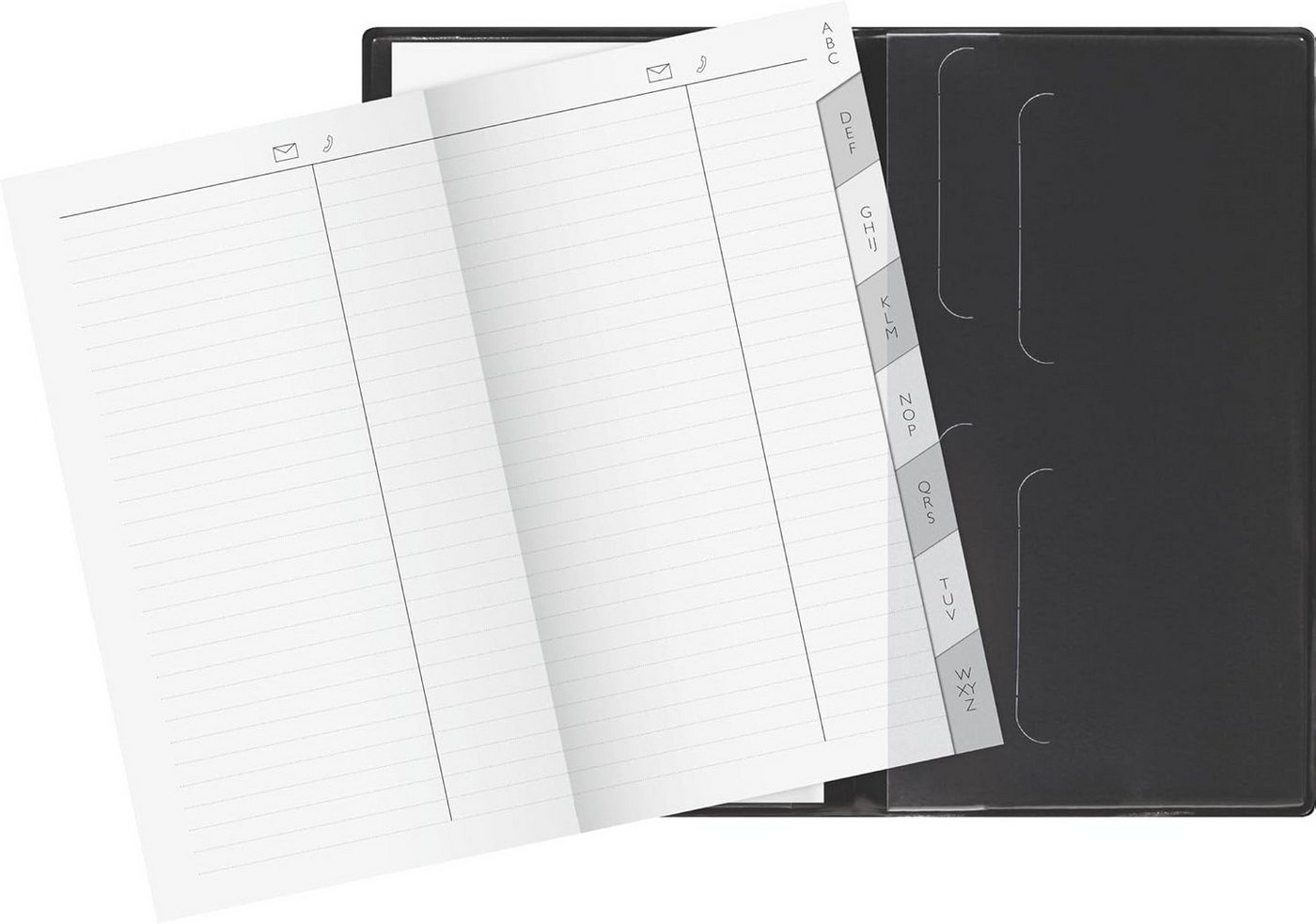BRUNNEN Taschenkalender BRUNNEN Taschenkalender Mod. 746 2027, A6, Kunststoff, schwarz Bild 4