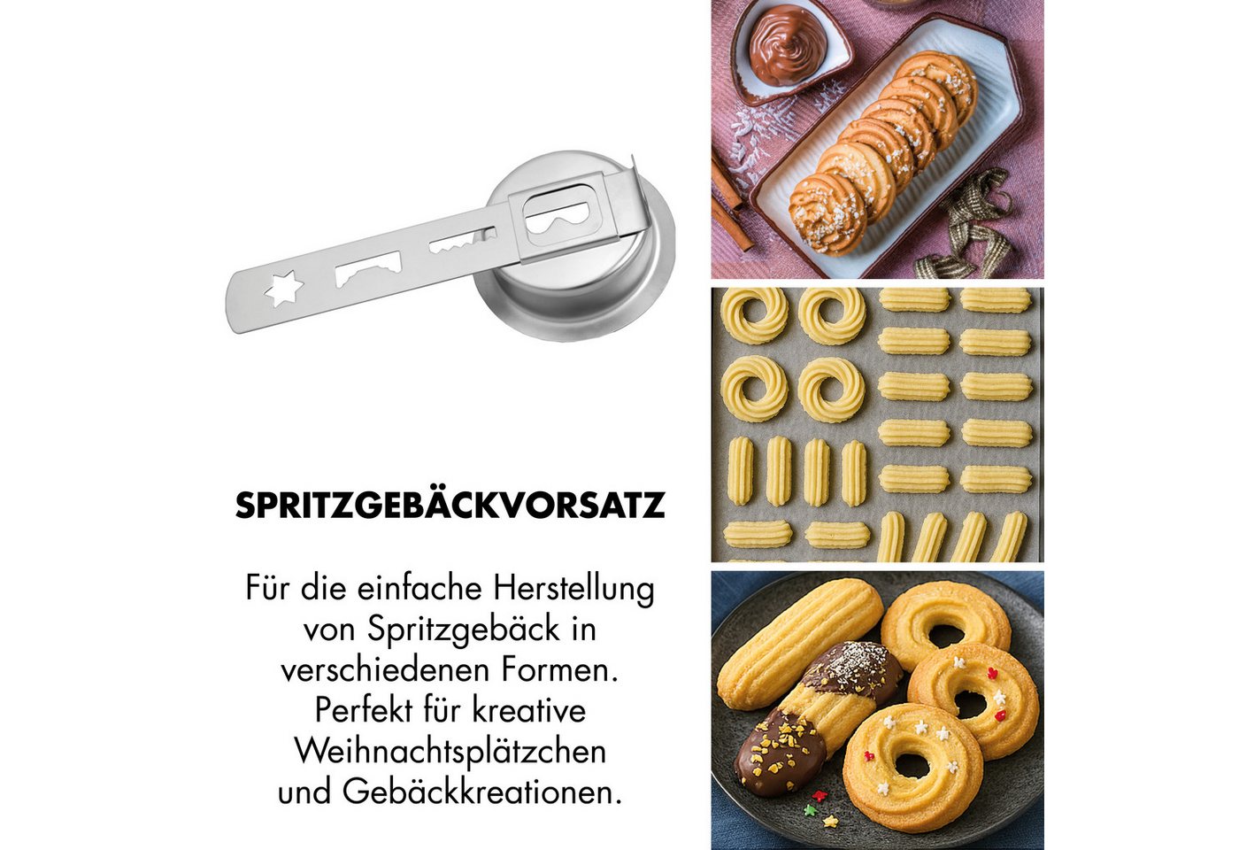 Gastroback Fleischwolf Design Fleischwolf 6-in-1 Power Pro, inklusive Burger-Presse Bild 5