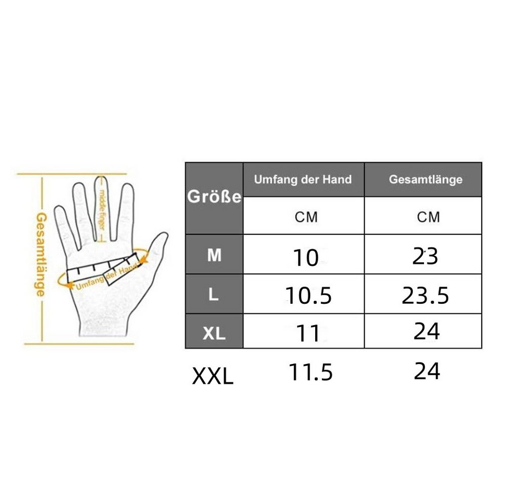 Cachito Fahrradhandschuhe Thermo Handschuhe Winter Anti-Rutsch Touchscreen Sporthandschuhe Für Fahrrad, Laufen, Wandern, Fahren Bild 5
