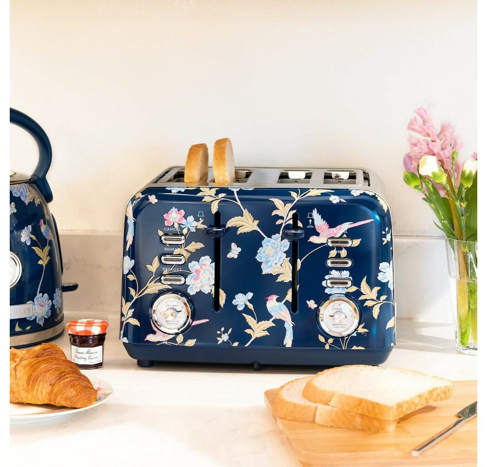 LAURA ASHLEY Toaster Laura Ashley 4 Scheiben-Toaster, 7 Stufen – Elveden Marine Design VQ, 1850.00 W Bild 5