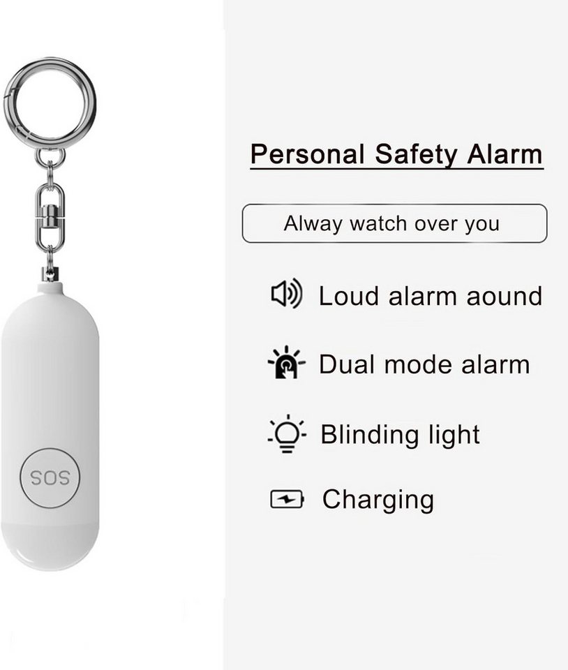 FELIXLEO 130dB Alarm und Blitzlicht schrecken Eindringlinge effektiv ab Alarmanlage Bild 3