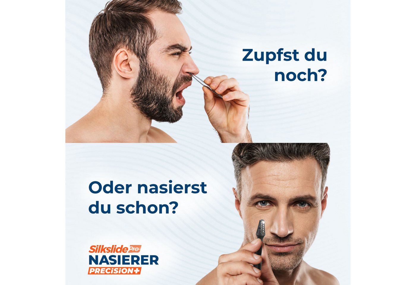 Silkslide Pro Nasen- und Ohrhaartrimmer Nasierer_SilkslidePro_Doppelpack