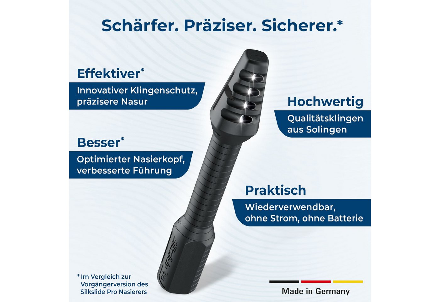 Silkslide Pro Nasen- und Ohrhaartrimmer Nasierer_SilkslidePro_Doppelpack Bild 3
