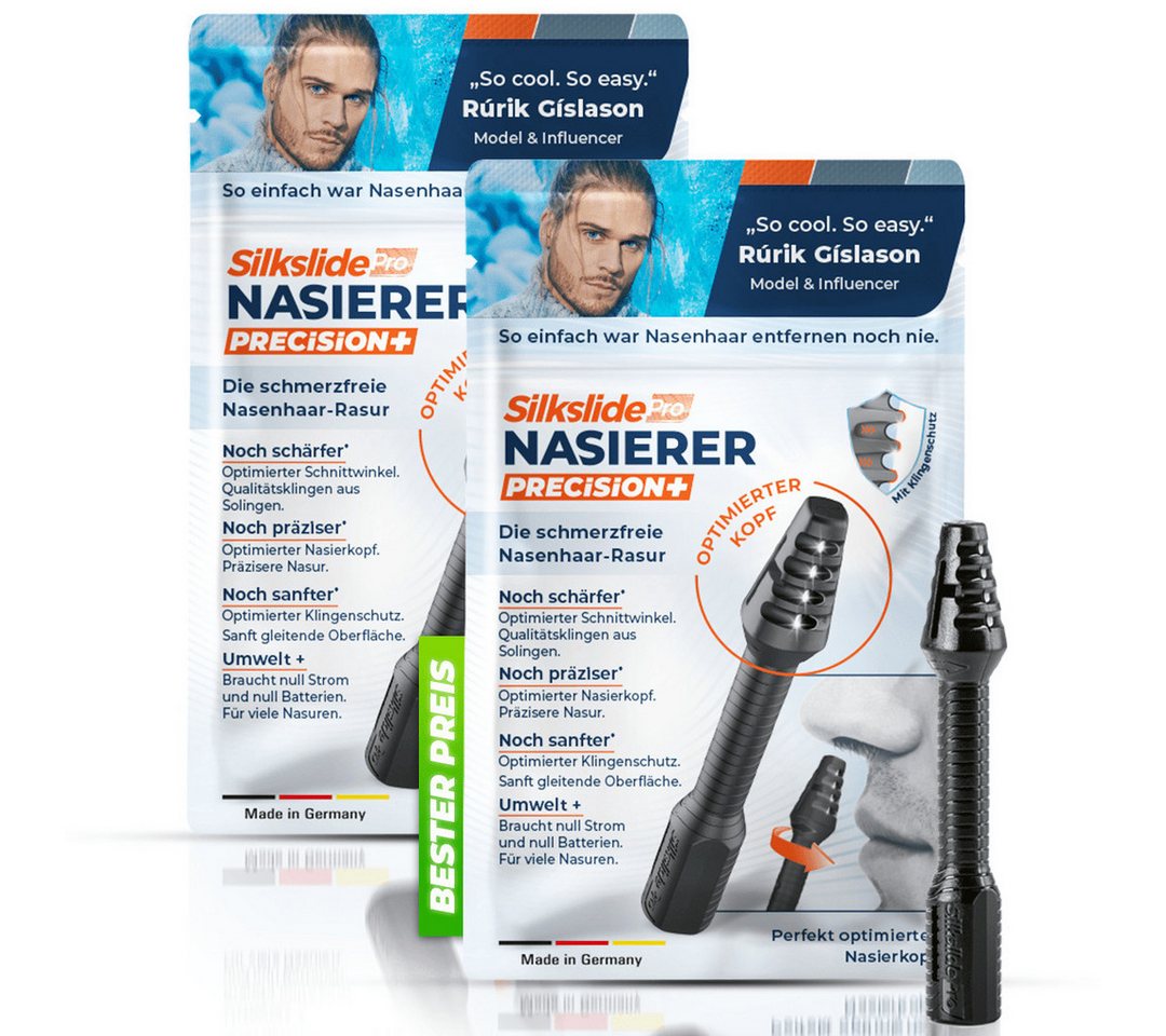 Silkslide Pro Nasen- und Ohrhaartrimmer Nasierer_SilkslidePro_Doppelpack Bild 4