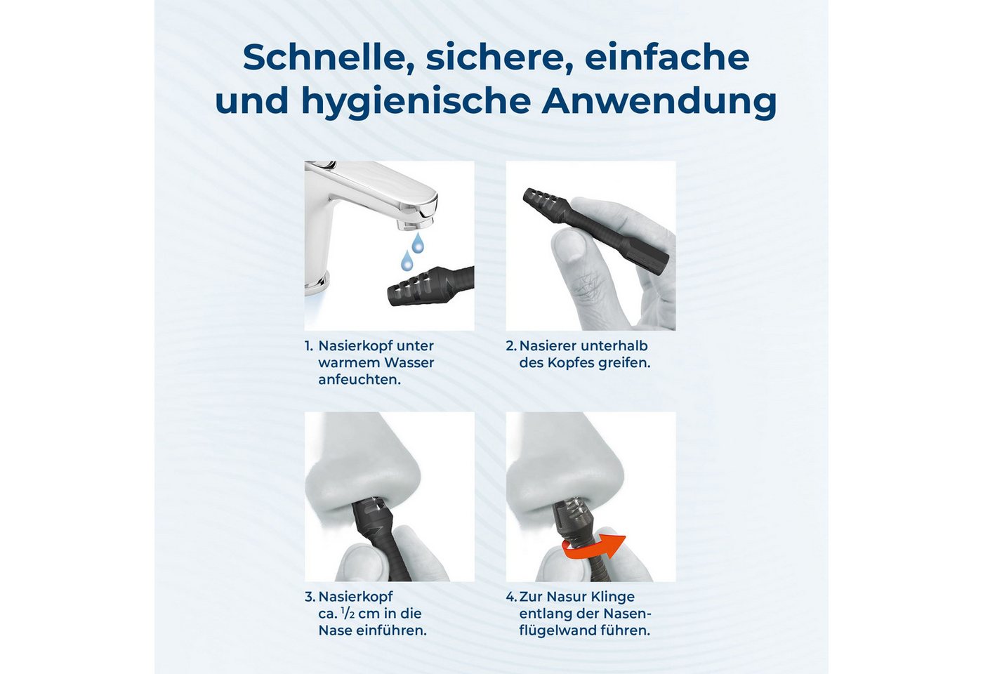 Silkslide Pro Nasen- und Ohrhaartrimmer Nasierer_SilkslidePro_Doppelpack Bild 5