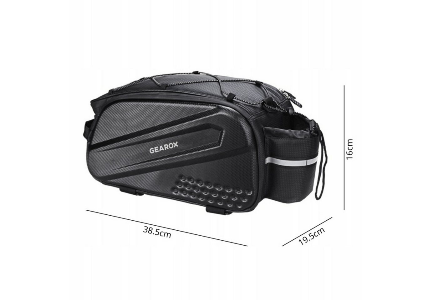 Festivalartikel Fahrrad-Gepäckträger Wasserdichte Fahrradtasche Gepäckträger 10L Gepäckträgertasche EVA (1-St)