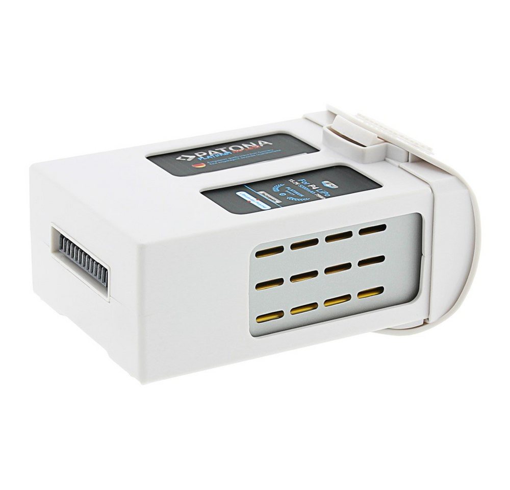Patona Platinum Akku für DJI Phantom 4 Advanced Plus + Pro Obsidian 1650120 Drohnen-Akku Ersatz Drohnenakku 5200 mAh (15,2 V, 1 St), 100% kompatibel l maßgefertigte Passform l Überhitzungsschutz Bild 2