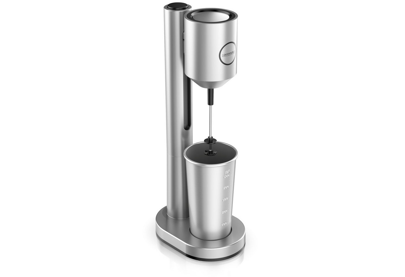 Arendo Standmixer Drink Mixer, 22.000 U/min, elektrischer Getränkemixer, 500 ml Becher, 100 W, Shaker für Protein Smoothies Eischnee Milchshakes Cocktails GS-Geprüft Bild 3